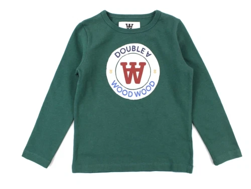 Wood Wood bluse Kim Crest sea green